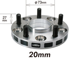 Load image into Gallery viewer, Project Kics 12X1.50 5-114.3 67MM Hub Wide Tread Spacers - 20MM