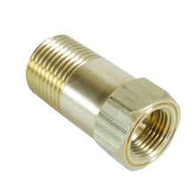 Load image into Gallery viewer, Autometer Adapter Fitting 1/2 NPT Brass Male Extension for Mechanical Gauge