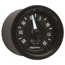 Load image into Gallery viewer, Autometer GT Series 52mm Mechanicl 30 In Hg/20 psi Vacuum/Boost Gauge