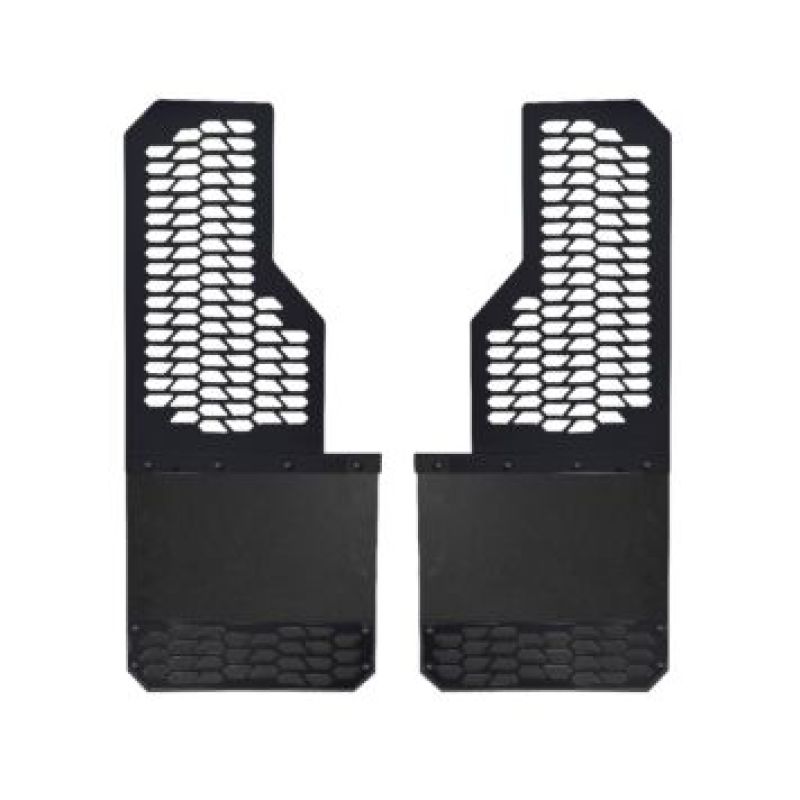 Putco 15-19 Chevy Silv/Sierra HD - Set of 2 (Excl Dually Rear) Mud Skins - HDPE w/ Hex Shield