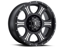 Load image into Gallery viewer, ICON Shield 20x9 8x6.5 19mm Offset 5.75in BS 125.2mm Bore Satin Black/Machined Wheel