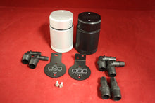 Load image into Gallery viewer, J&amp;L Oil Separator 3.0 Base Kit - Clear Anodized (Incl 2 Brackets &amp; 6 Fittings)