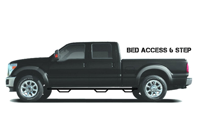 N-Fab Nerf Step 07-17 Toyota Tundra Double Cab 6.5ft Bed - Tex. Black - Bed Access - 3in