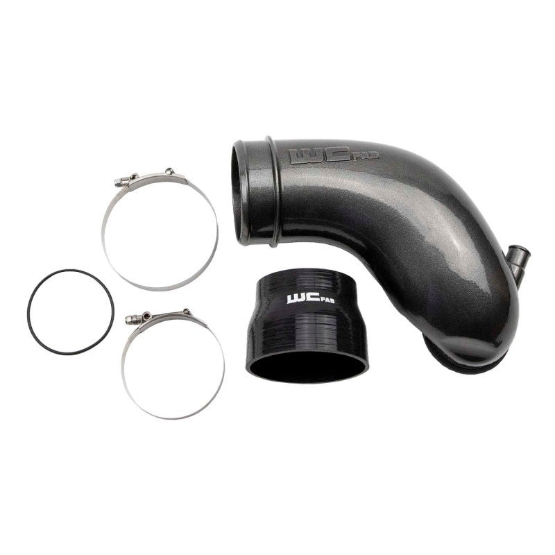 Wehrli 06-10 Chevrolet 6.6L LBZ/LMM Duramax 3.5in Intake Horn - Gloss Black