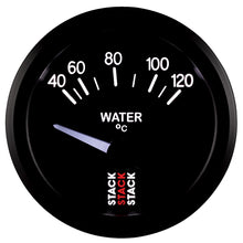 Load image into Gallery viewer, Autometer 52mm Stack Instruments 40-120 Degree C Electric Water Temperature Gauge - Black