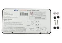 Load image into Gallery viewer, Ford Racing Ford Performance Slim License Plate Frame - Black Stainless Steel