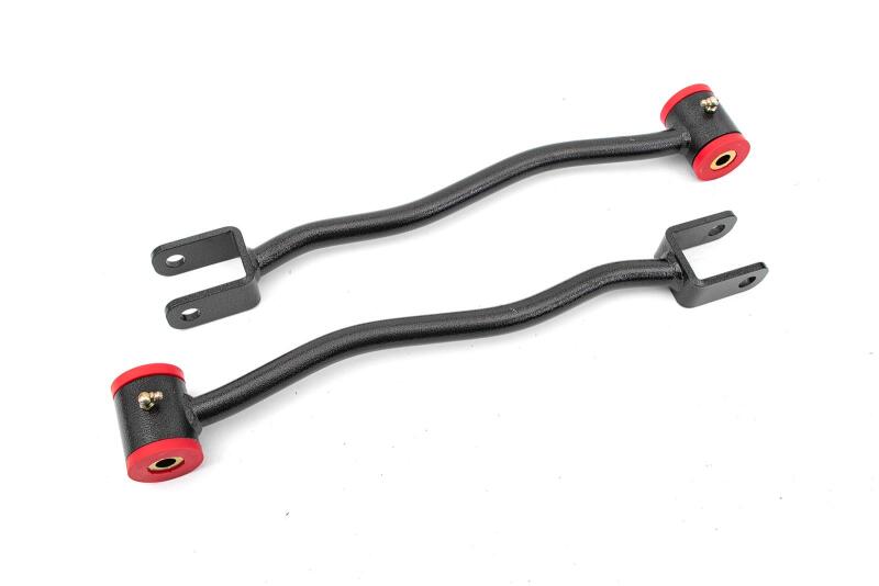 BMR 08-14 Cadillac CTS-V 2nd Gen Lower Trailing Arms Non-Adjustable Poly Bushings - Black Hammertone