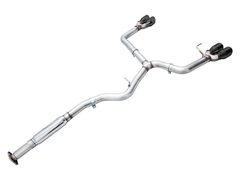 AWE Tuning 2022+ VB Subaru WRX Track Edition Exhaust - Diamond Black Tips