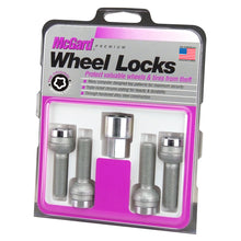 Load image into Gallery viewer, McGard Wheel Lock Bolt Set - 4pk. (Radius Seat) M12X1.5 / 17mm Hex / 23.3mm Shank Length - Chrome