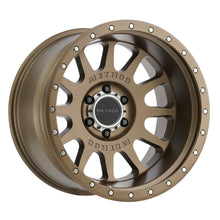 Load image into Gallery viewer, Method MR605 NV 20x10 -24mm Offset 6x135 87mm CB Method Bronze Wheel