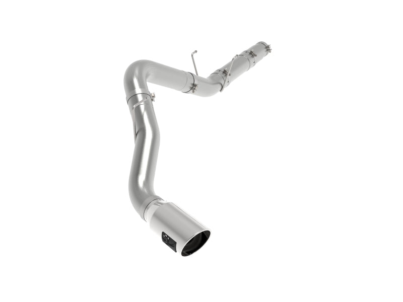 aFe LARGE BORE HD 5in 409-SS DPF-Back Exhaust w/Pol Tip 19-20 Ram Diesel Trucks L6-6.7L (td)