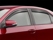 Load image into Gallery viewer, WeatherTech 14-19 Toyota Corolla (Incl. iM) Front&amp;Rear Side Window Deflectors - Dark Smoke