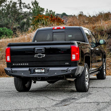 Load image into Gallery viewer, Westin 14-18 Chevy Silverado 1500 Pro-Series Rear Bumper - Textured Black