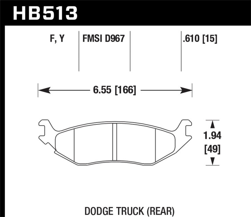 Hawk LTS Street Brake Pads