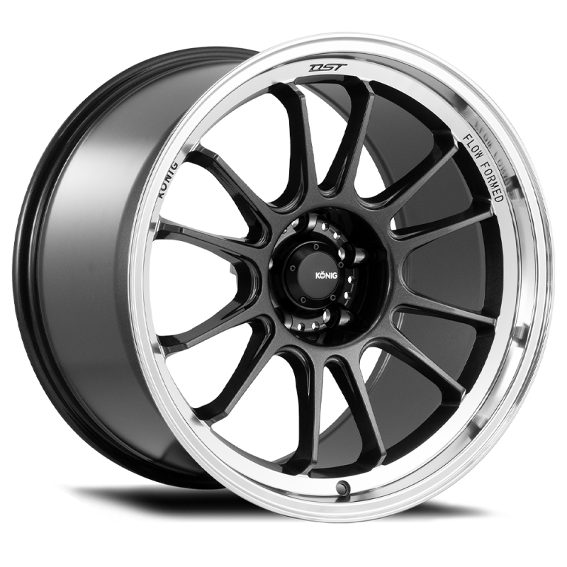 Konig Hypergram 17x8 5x114.3 ET35 Metallic Carbon w/ Machined Lip