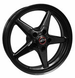 Race Star 92 Drag Star Bracket Racer 18x5 5x4.50BC 2.00BS Gloss Black Wheel