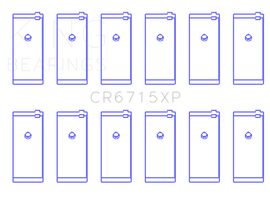 King Nissan TB42/TB45/TB48 L6 4.2L/4.5L/4.8L (Size STDX) Tri-Metal Perf Rod Bearing Set