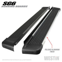 Load image into Gallery viewer, Westin SG6 Polished Aluminum Running Boards 85.50 in