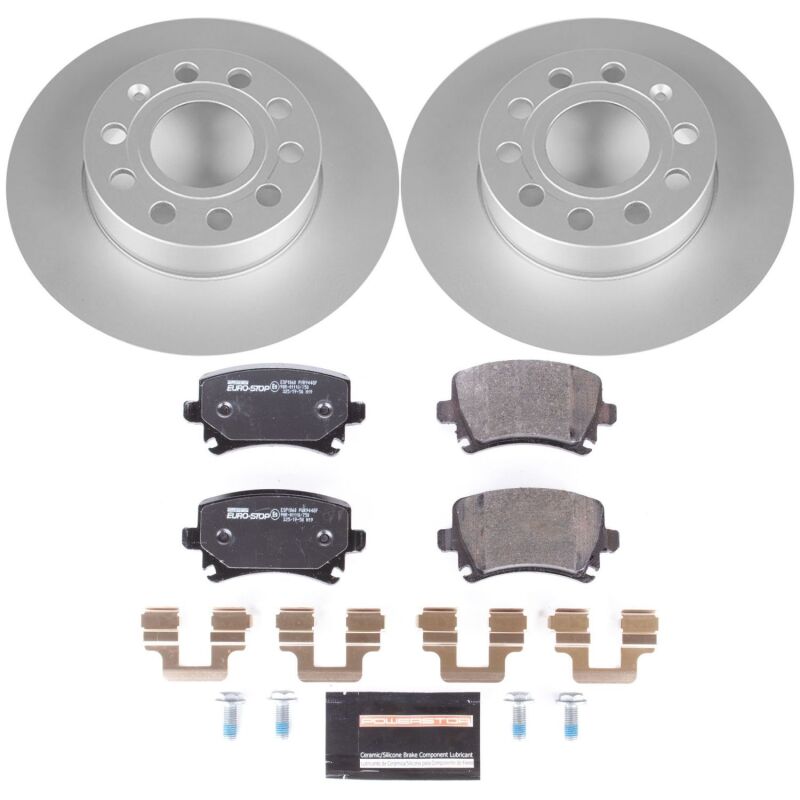 Power Stop 2008 Audi A3 Rear Euro-Stop Brake Kit