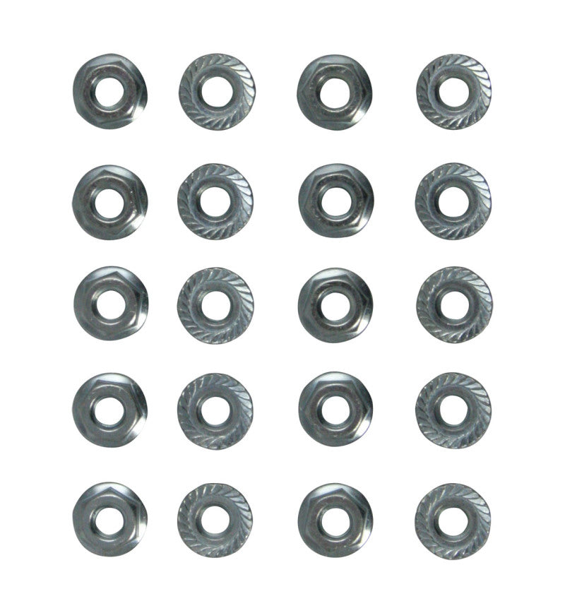 Moroso Oil Pan Nuts - 1/4in x 28in - 20 Pack