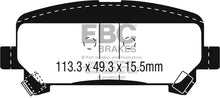 Load image into Gallery viewer, EBC 15+ Chevrolet Colorado 2.5 Ultimax2 Rear Brake Pads