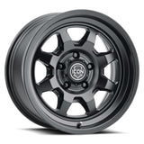 ICON Nuevo 17 X 8.5 6 X 120 0mm Offset 4.75in BS Satin Black