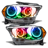 Oracle 11-13 Dodge Durango SMD HL Halogen - Chrome - ColorSHIFT w/o Controller