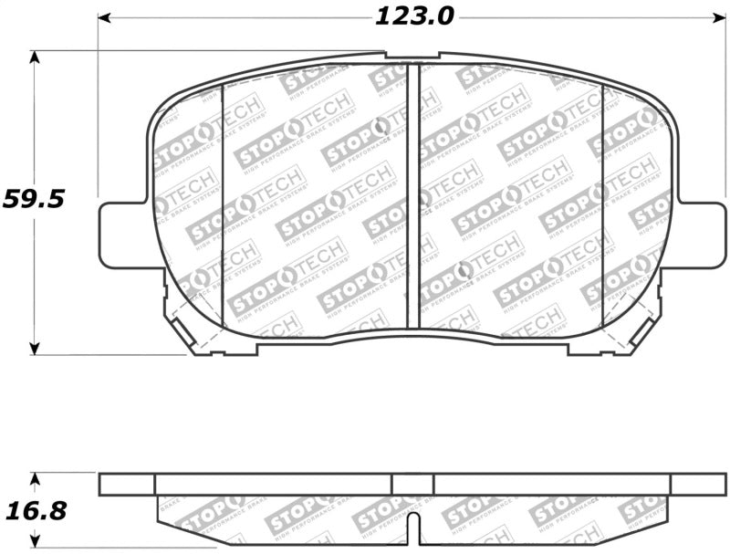 StopTech Street Touring Brake Pads