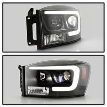 Load image into Gallery viewer, Spyder 06-08 Dodge Ram 1500 LED Headlights - Black PRO-YD-DR06PL-BK