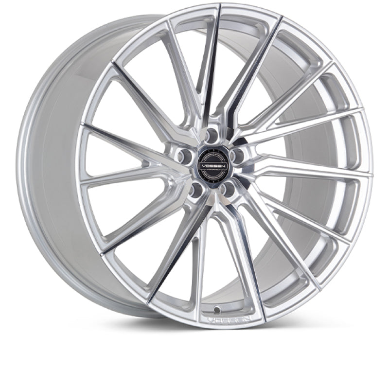 Vossen HF-4T 21x9 / 5x120 / ET30 / Flat Face / 72.56 - Silver Polished - Left Wheel