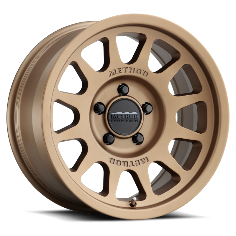 Method MR703 17x8.5 0mm Offset 5x5 71.5mm CB Method Bronze Wheel