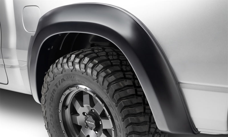 Bushwacker 19-22 Ram 1500 (Excl. Rebel/TRX) 76.3 & 67.4in Bed Extend-A-Fender Flares 2pc RR - Blk