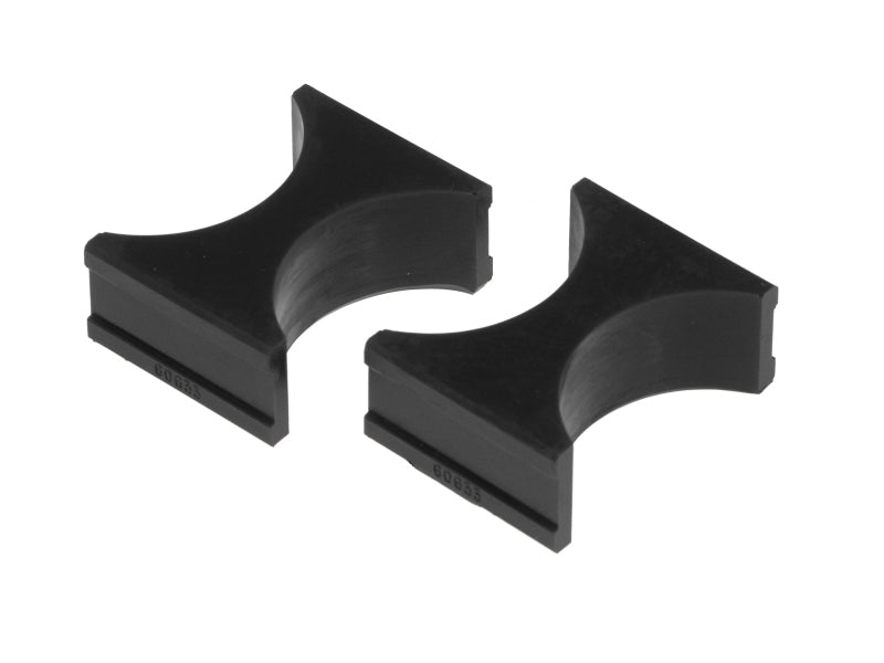 Prothane Universal Shock Reservoir Mounts - 2.5/2.5 Diameter - Black