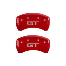 Load image into Gallery viewer, MGP Rear set 2 Caliper Covers Engraved Rear 2015/Bar &amp; Pony Red finish silver ch