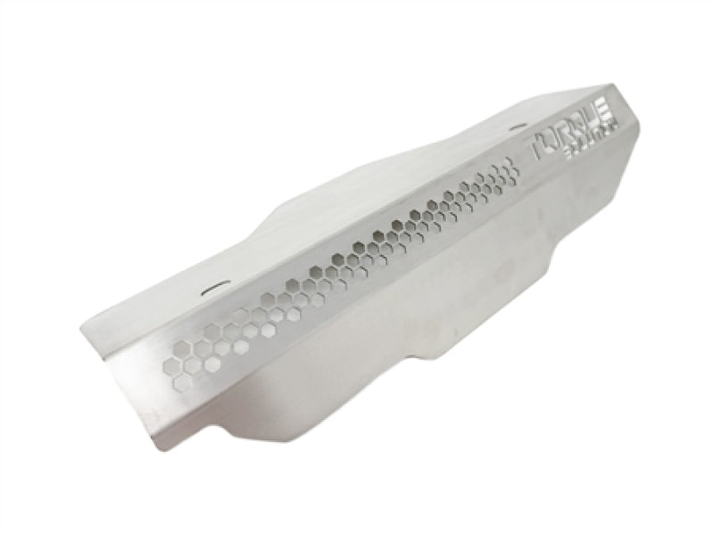 Torque Solution 02-14 Subaru WRX Engine Pulley Cover - Titanium Brushed / Raw