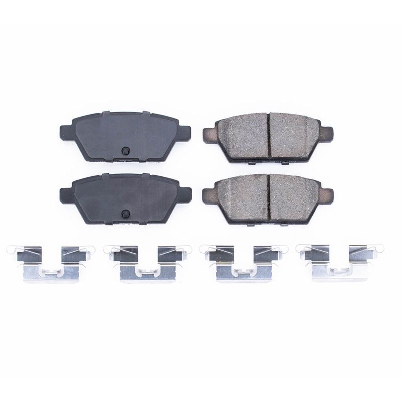 Power Stop 06-12 Ford Fusion Rear Z17 Evolution Ceramic Brake Pads w/Hardware