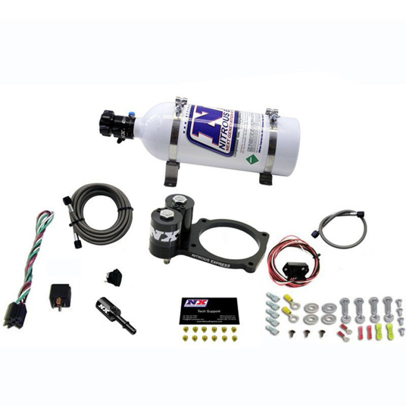 Nitrous Express Dodge Hellcat/Demon Nitrous Plate Kit w/5lb Bottle