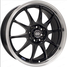 Load image into Gallery viewer, Enkei J10 15x6.5 5x100/114.3 38mm Offset 72.62mm Bore Dia Matte Black w/ Machined Lip Wheel