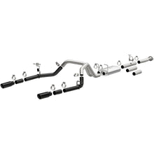 Load image into Gallery viewer, MagnaFlow 11-19 Chevrolet Silverado 2500/3500 HD V8-6.0L Dual Split Cat-Back Exhaust w/Black Tips