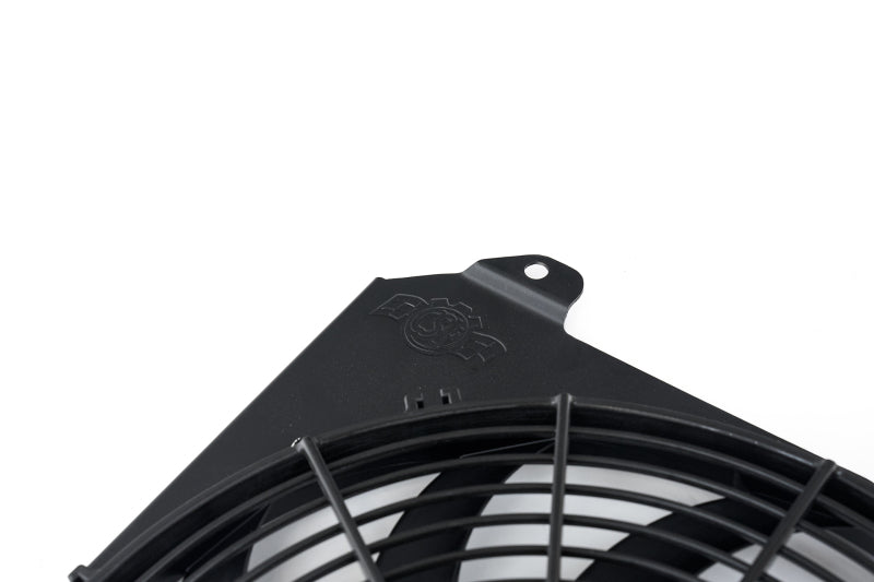 CSF 92-00 Honda Civic All-Aluminum Fan Shroud w/12in SPAL Fan - Black Finish