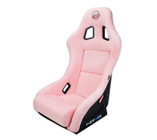 Load image into Gallery viewer, NRG FRP Bucket Seat Prisma Edition w/ Pearlized Back and Pink Alcantara (Medium)