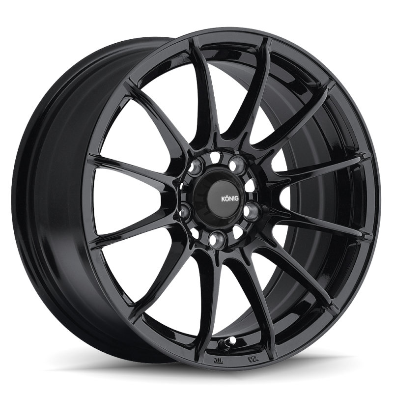 Konig Dial In 15x9 4x100 ET35 Gloss Black