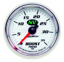 Load image into Gallery viewer, Autometer NV 52mm 0-35 PSI Boost Mechanical Gauge