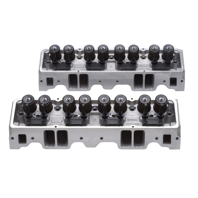 Edelbrock 1Pr Cyl Head E-210 SBC 64cc Perf RPM (Complete Pair)