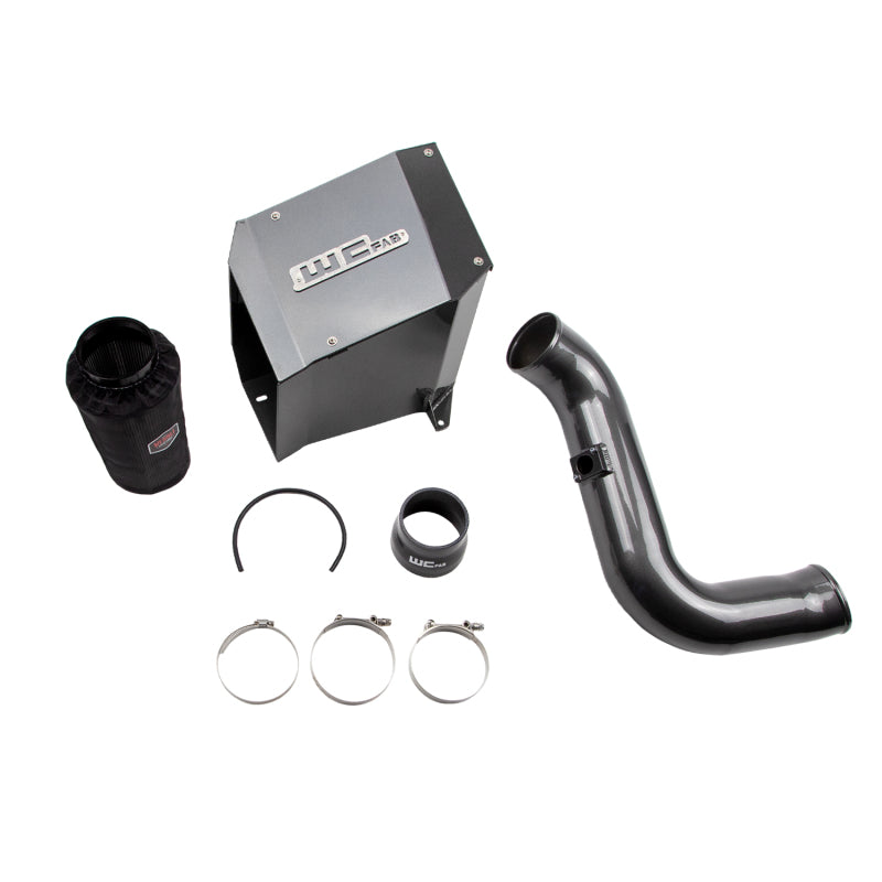 Wehrli 2006-2007 LBZ Duramax 4in Intake Kit with Air Box- WCFab Grey