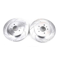 Load image into Gallery viewer, Power Stop 06-07 Cadillac CTS Rear Evolution Drilled &amp; Slotted Rotors - Pair