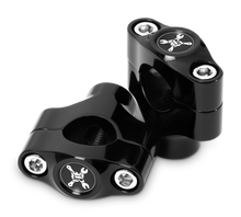 Load image into Gallery viewer, Burly Brand Hawk Riser Clamp for 1in Bar, Set - Black