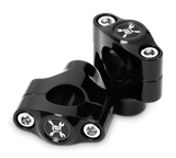 Burly Brand Hawk Riser Clamp for 1in Bar, Set - Black
