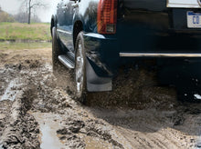 Load image into Gallery viewer, WeatherTech 01-06 Chevrolet Silverado No Drill Mudflaps - Black