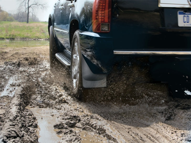 WeatherTech 15-20 Chevrolet Tahoe No Drill Mudflaps - Black